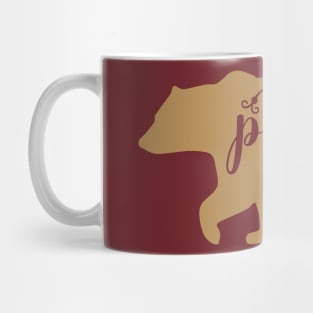 Papa bear , gift for dad , father day gift Mug